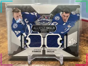 2015-16 SP Game Used 2015 All-Star Skills Fabrics Dual STAMKOS/DROUIN