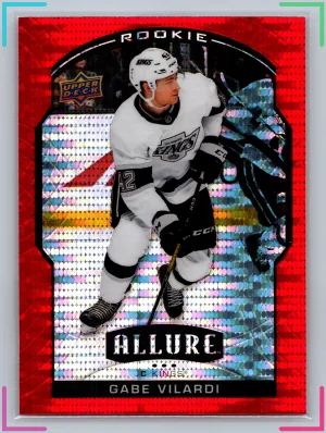 2020-21 Upper Deck Allure Red Rainbow GABE VILARDI #75 NM