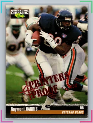 1995 Pro Line Classic Printer'S Proof RAYMONT HARRIS #395 NM