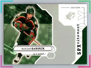 2003-04 Upper Deck SPx SPXcitement MARIAN GABORIK #132 NM #/750