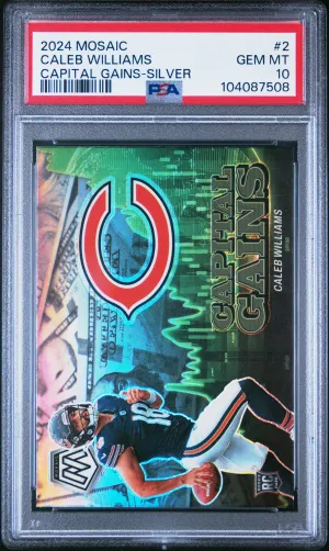 2024 Panini Mosaic Capital Gains Caleb Williams Capital Gains-Silver