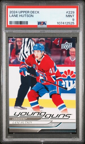 2024 Upper Deck Lane Hutson PSA 9