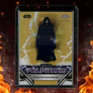 2023 Topps Chrome Emperor Palpatine Rise of Palpatine Gold /50 #RP-14