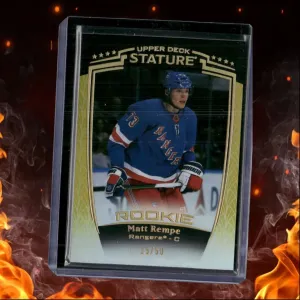 2024-25 Upper Deck Stature Rookie Matt Rempe 25/50 #42