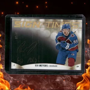 2023-24 SP Authentic Sign of the Times Ben Meyers Auto 07/49 #SOTT-BM