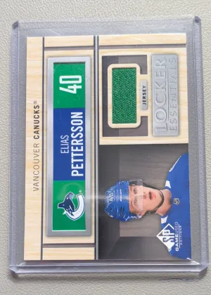 2019-20 Upper Deck SP Game Used Elias Pettersson Locker Essentials Relic #LE-EP