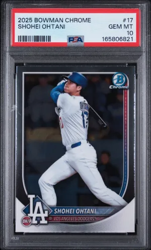 2025 Bowman Chrome Shohei Ohtani PSA 10