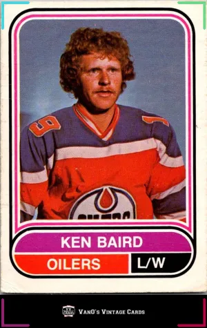 1975-76 O-Pee-Chee WHA Ken Baird #37 RC