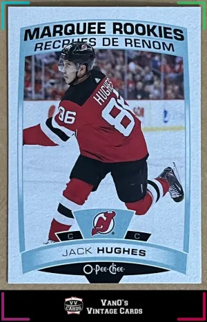 2019-20 O-Pee-Chee Update Jack Hughes #611 RC