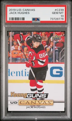 2019 Upper Deck Canvas Jack Hughes