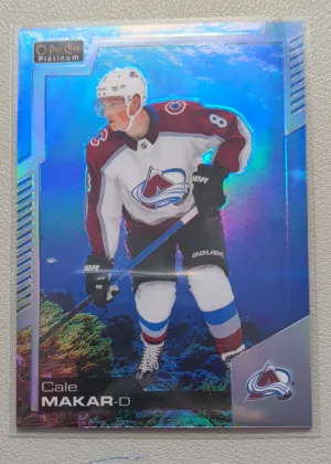 2020-21 Upper Deck OPC Platinum Cale Makar Aquamarine /499 #140