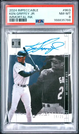 2024 Panini Impeccable Immortal Ink Ken Griffey Jr.