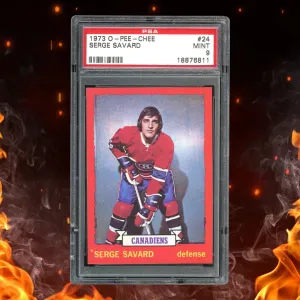 1973-74 O-Pee-Chee Serge Savard #24 PSA 9
