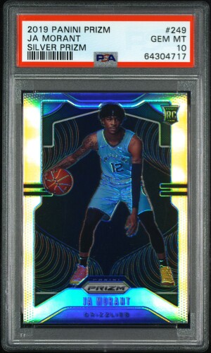2019 Panini Prizm Ja Morant Silver Prizm PSA 10