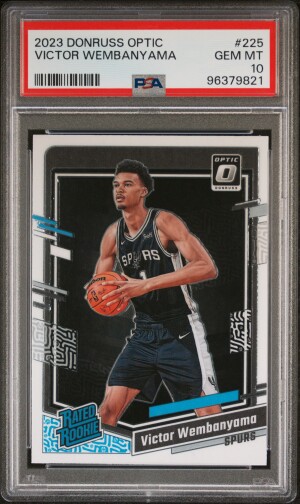 2023 Panini Donruss Optic Victor Wembanyama PSA 10