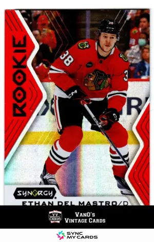 2024-25 Upper Deck Synergy Red Ethan Del Mastro #84 RC
