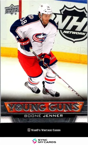 2013-14 Upper Deck Young Guns Boone Jenner #225 RC