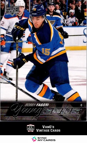 2015-16 Upper Deck Young Guns Robby Fabbri #229 RC