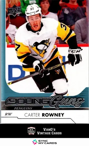 2017-18 Upper Deck Young Guns Carter Rowney #243 RC