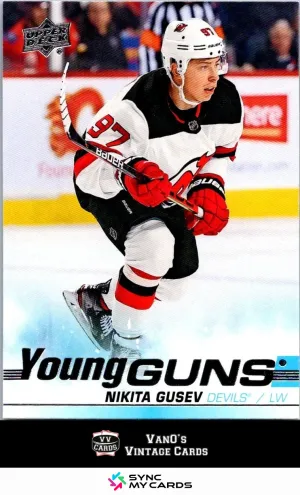 2019-20 Upper Deck Young Guns Nikita Gusev #468 RC