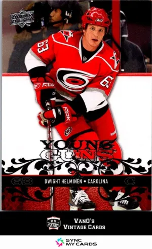 2008-09 Upper Deck Young Guns Dwight Helminen #458 RC