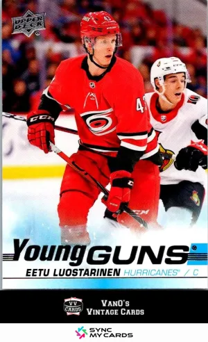 2019-20 Upper Deck Young Guns Eetu Luostarinen #490 RC