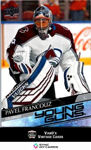 2020-21 Upper Deck Young Guns Pavel Francouz #249 RC