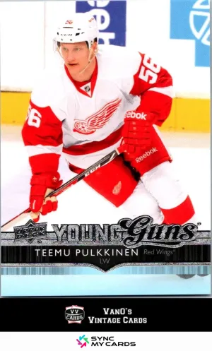 2014-15 Upper Deck Young Guns Teemu Pulkkinen #221 RC