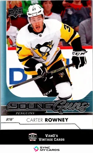 2017-18 Upper Deck Young Guns Carter Rowney #243 RC