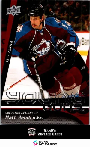 2009-10 Upper Deck Young Guns Matt Hendricks #247 RC