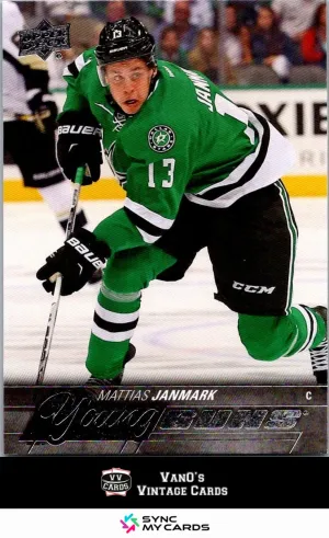 2015-16 Upper Deck Young Guns Mattias Janmark #244 RC