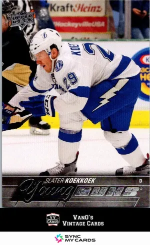 2015-16 Upper Deck Young Guns Slater Koekkoek #224 RC