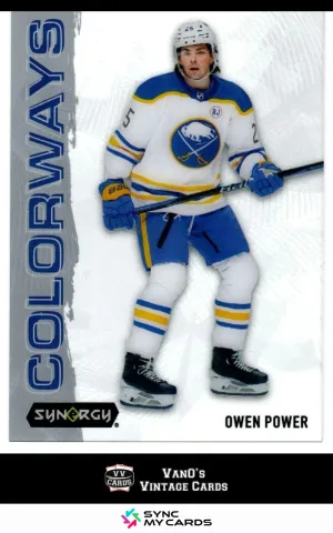 2024-25 Upper Deck Synergy Colorways Owen Power #L-51