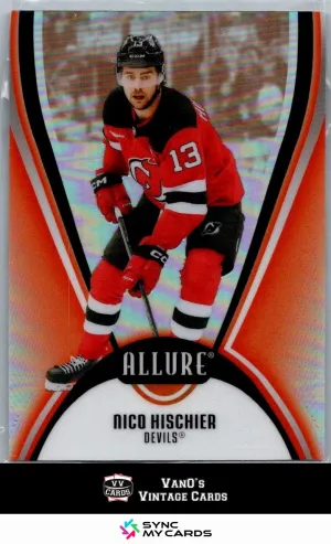 2025-26 Upper Deck Allure Red Rainbow Nico Hischier #64
