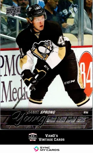 2015-16 Upper Deck Young Guns Daniel Sprong #226 RC