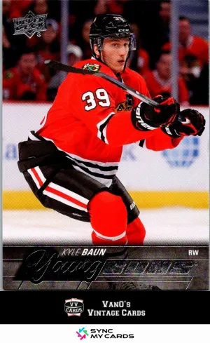 2015-16 Upper Deck Young Guns Kyle Baun #241 RC