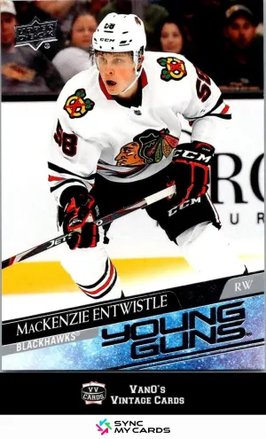 2020-21 Upper Deck Young Guns Mackenzie Entwistle #471 RC
