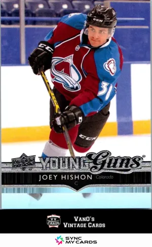 2014-15 Upper Deck Young Guns Joey Hishon #216 RC