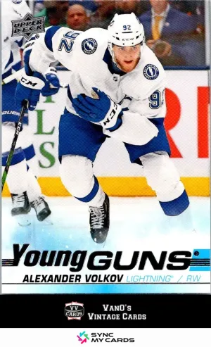 2019-20 Upper Deck Young Guns Alexander Volkov #488 RC