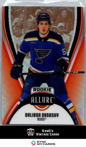 2025-26 Upper Deck Allure Red Rainbow Dalibor Dvorsky #148 RC