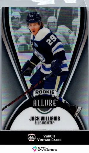 2025-26 Upper Deck Allure Black Rainbow Jack Williams #104 RC