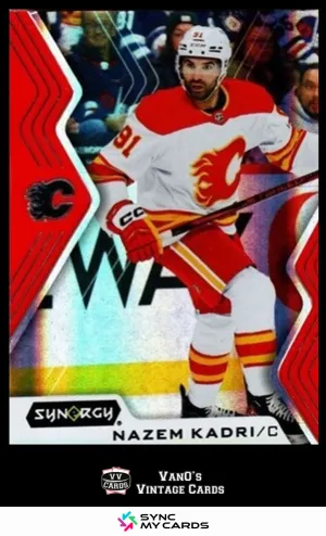 2024-25 Upper Deck Synergy Red Bounty Scratched Nazem Kadri #48