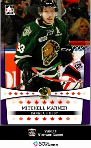 2015-16 In The Game Purple Canada's Best Mitchell Marner #16 RC 4/5