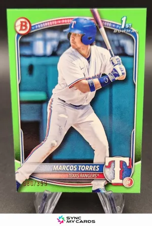 2025 Bowman - #BP-94 Marcos Torres Neon Green Parallel /399