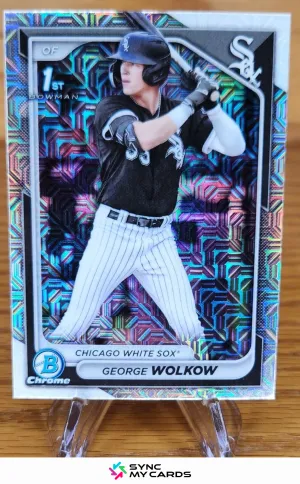 George Wolkow 2024 Bowman Chrome Mega Box C9 #BCP-144 Chicago White Sox A1