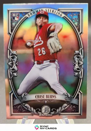 2026 Bowman Sterling Refractor Chase Burns RC #BSI-10 Reds