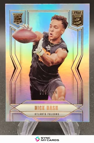 2025 Panini Donruss Elite Rookies Nick Nash Atlanta Falcons RC #180 #'d /999