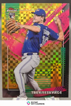 2026 Topps Finest Trey Yesavage RARE #266 Gold Xfractor /50 Blue Jays RC