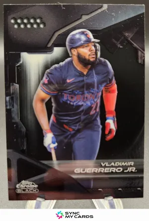 Vladimir Guerrero Jr. 2026 Topps Chrome Black #111 Blue Jays