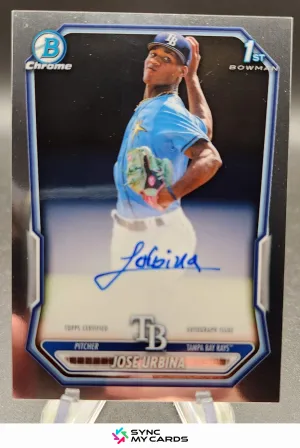 Jose Urbina Auto 2026 Bowman #CPA-JU Chrome Prospect Autographs